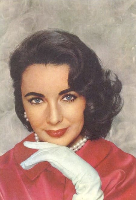 gloves become less popular - elizabeth taylor wearing white dress gloves and pearls