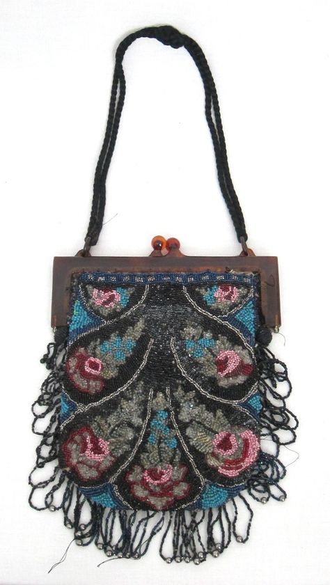 the 1920's handbag - gatsby style beaded embellished evening bag