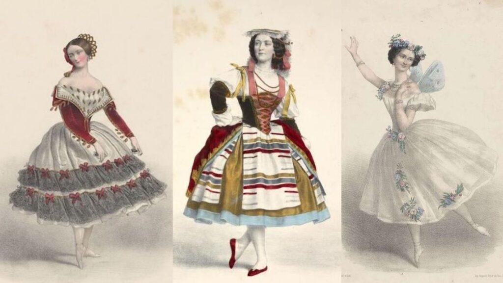 embellishments grandeur and ballet - early ballet performing women