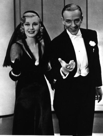 gentlemen of the golden age - fred astaire and ginger rogers in formal attire