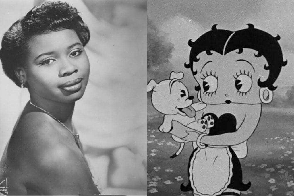 exploring the creative processes of the toon character - image of esther jones first female to sing boop oop a doop