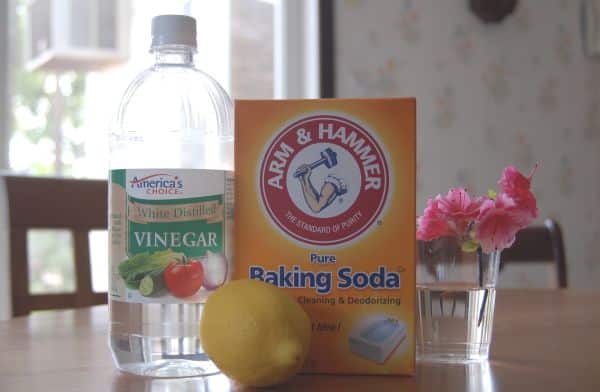 maintenance and care for vintage corsets - vinegar and baking soda natural cleaning ingredients