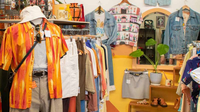 the advantages of using vintage textiles in fashion - repurposing vintage clothing sold at specialty shops