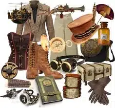 steampunk aesthetics - a combination of steampunk attire as an example of what to wear
