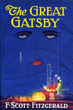 unravelling the enigma of jay gatsby - book cover by f scott fitzerald