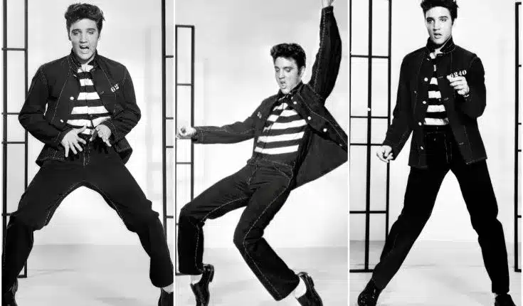 inspiring figures of rockabilly - elvis presley in jailhouse rock