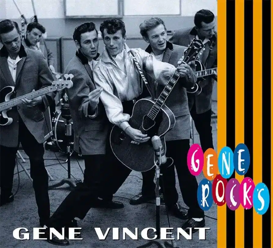 inspiring figures of rockabilly - gene vincent with his band