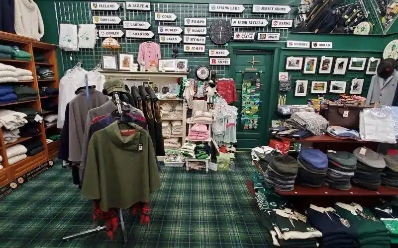 where to find the best selections, local boutiques - irish centre, spring lake store specializing in irish apparel