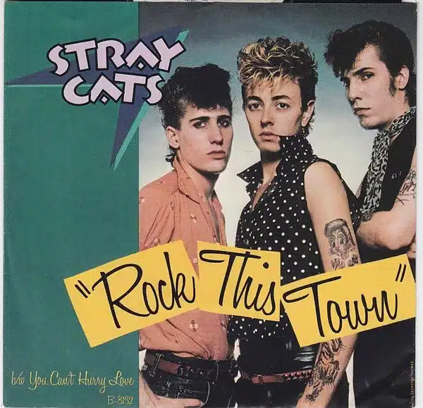 inspiring figures of rockabilly - stray cats rock this town