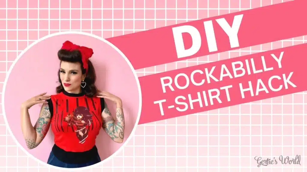 rockabilly in modern times, diy ethos - DIY rockabilly t.shirt hack image for tutorials