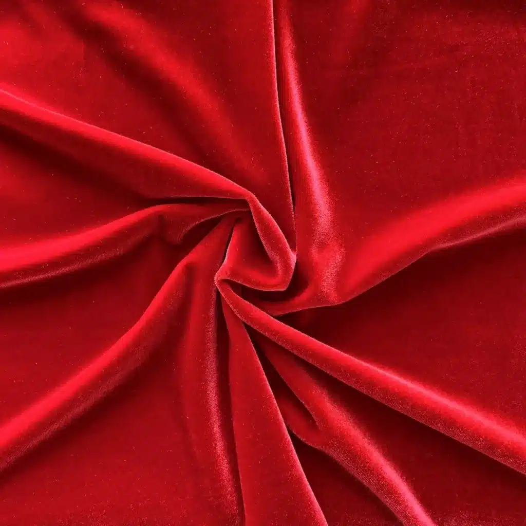 why velvet is synonymous with luxury and sophistication - traditional red velvet fabric