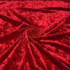 why velvet is synonymous with luxury and sophistication - crushed red velvet fabric