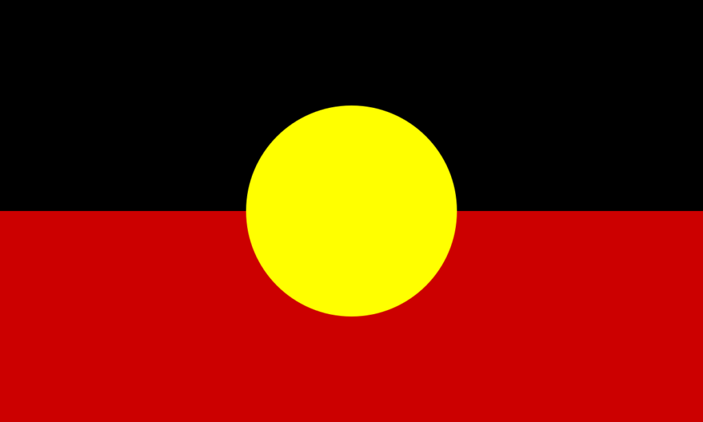 red yellow and black indigenous flag