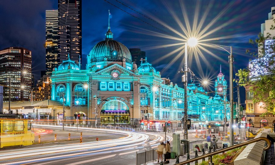 Melbourne city in June during the Kings Birthday long weekend