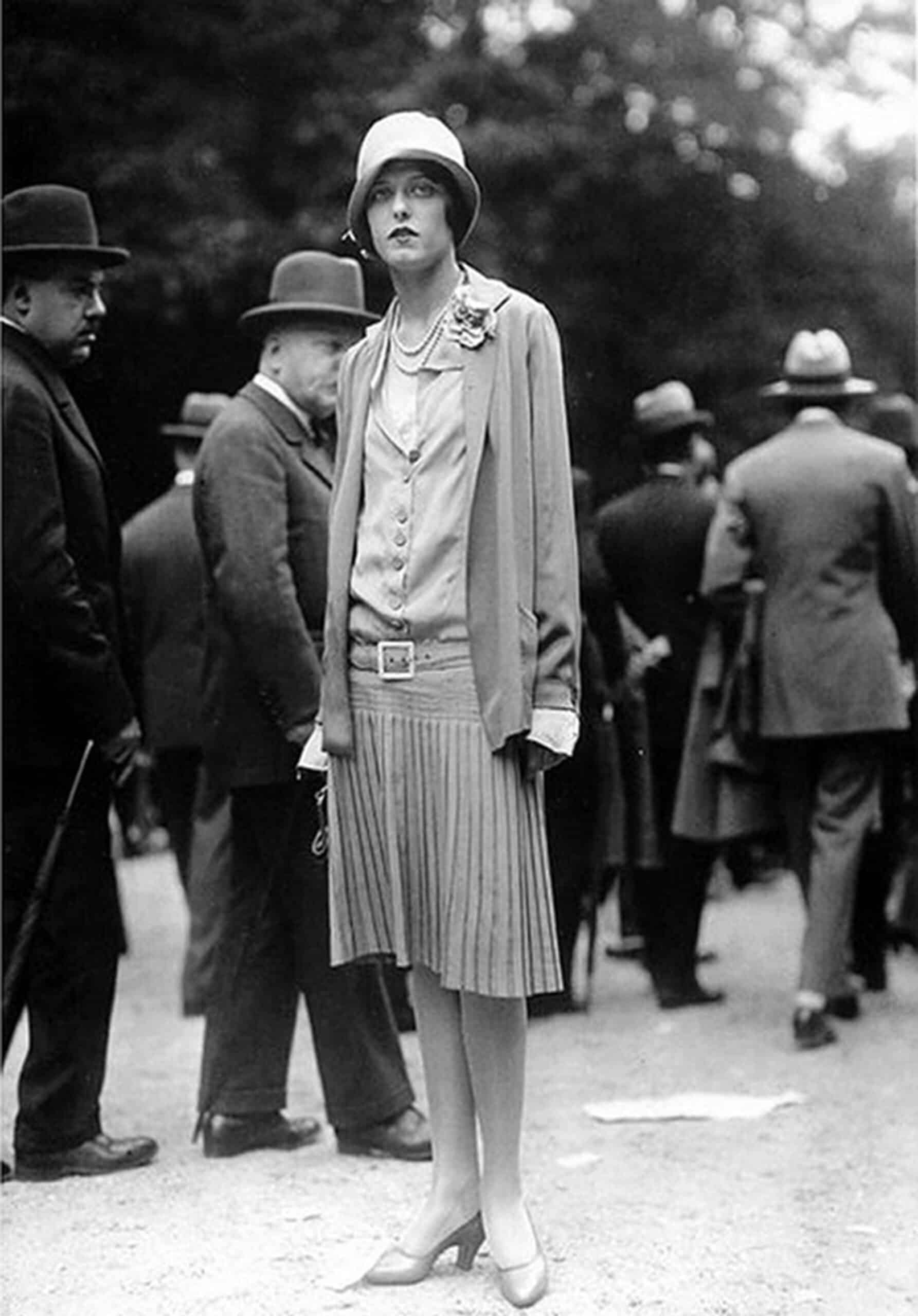 mid 1920's chanel jersey suit